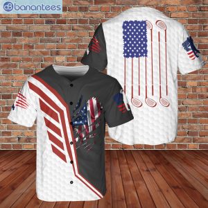 Custom Name American Eagle Patriot Golf United States US Flag Jersey Baseball Shirtproduct photo 1