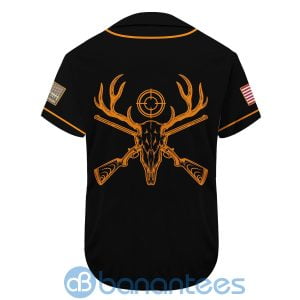 Custom Name Deer Hunting Hunting Gift Unisex Jersey Baseball Shirt Product Photo