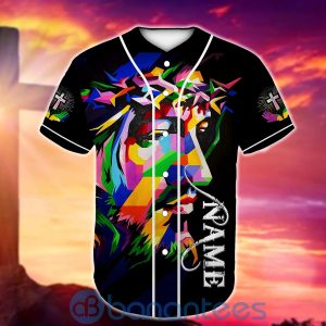 Custom Name Faith For Jesus Christ Unisex Jersey Baseball Shirt Product Photo