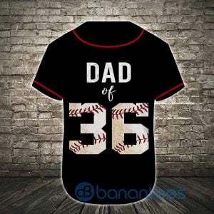 Custom Name Number Baseball Daddy Unisex Jersey Baseball Shirt Product Photo