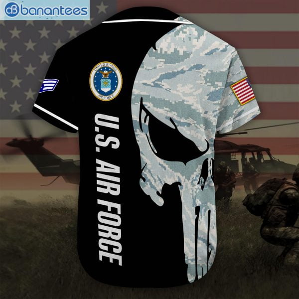 Custom Name United States Air Force Veteran Jersey Baseball Shirtproduct photo 3
