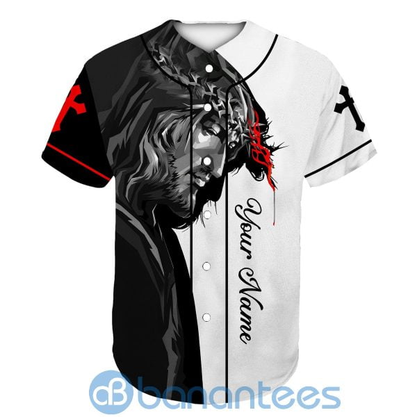 Custom Name Way Maker Miracle Worker That's Who You Are Jesus Unisex Jersey Baseball Shirt Product Photo