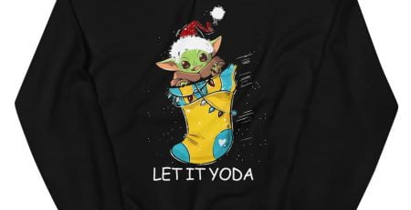 3 Long-Sleeve Sweaters With Super Cute Baby Yoda Characters From Star Wars