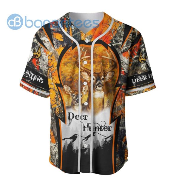 Deer Hunting Deer Hunter Gift For Dad Unisex Jersey Baseball Shirt Product Photo