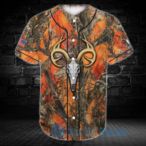 Deer Hunting Hunters Gift For Dad Unisex Jersey Baseball Shirt Product Photo
