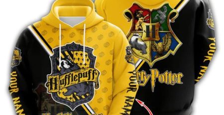 3 3D Printed Hogwarts Hoodies for Hufflepuff Lovers