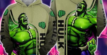 2 3D Printed Hoodies For Hulk Lovers