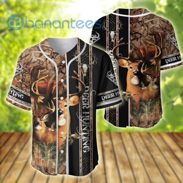 Hunting Deer Forest Hunting Lover Unisex Jersey Baseball Shirt Product Photo