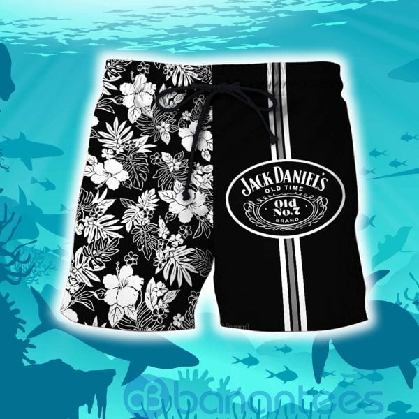 Jack Danie Back&white Beach Shorts Father Day Gift Product Photo