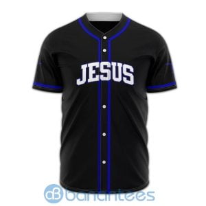 Jesus I Want To Be In God's Hands Unisex Jersey Baseball Shirt Product Photo