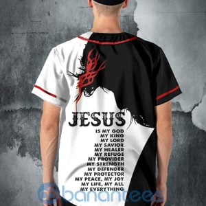Jesus Is My God My King My Lord Unisex Jersey Baseball Shirt Product Photo