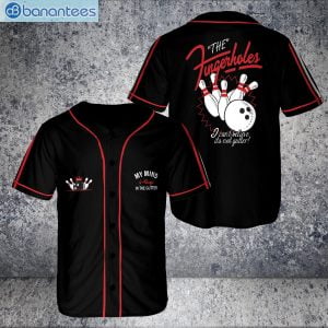 My Mind In The Gutter Bowling Gift New For Men Jersey Baseball Shirtproduct photo 1