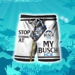 Stop Staring At My Busch Light Deer Beach Shorts Beer Lovers Father Day Gift Product Photo