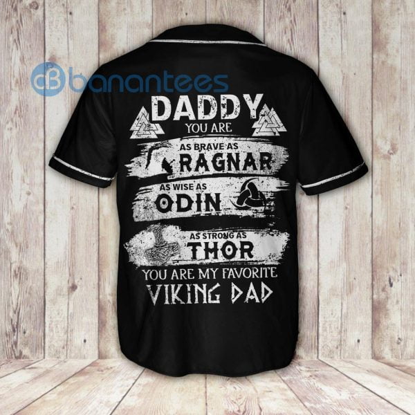 Viking You Are My Favorite Viking Dad Unisex Jersey Baseball Shirt Product Photo