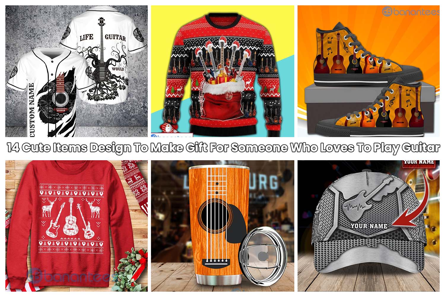 14 Cute Items Design To Make Gift For Someone Who Loves To Play Guitar