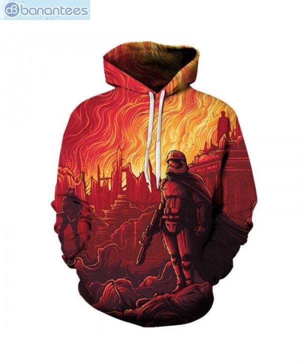 A Flame Star Wars All Over Print 3D Hoodie Product Photo 1