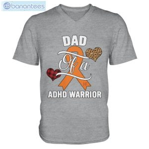 ADHD Awareness Dad Men V-Neck T-Shirt Product Photo 2