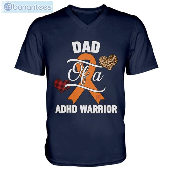 ADHD Awareness Dad Men V-Neck T-Shirt Product Photo 3