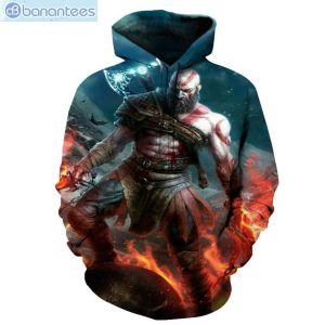 Amazing 6 God Of War All Over Print 3D Hoodie Product Photo 2