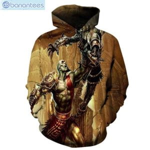 Amazing 8 God Of War All Over Print 3D Hoodie Product Photo 1