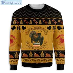Americans Turkey Hunting Thanksgiving Ugly Christmas Sweaterproduct photo 1