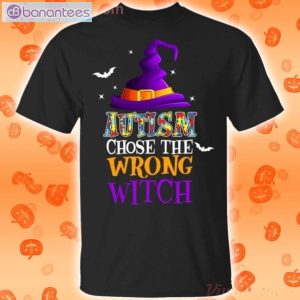 Autism Choose The Wrong Witch Halloween T-Shirt Product Photo 1