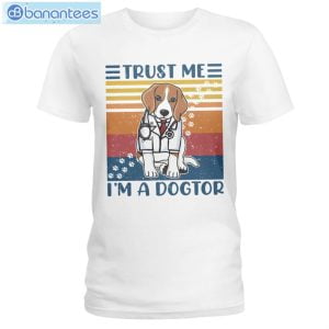 Beagle Trust Me I'm A Dogtor T-Shirt Long Sleeve Tee Product Photo 1