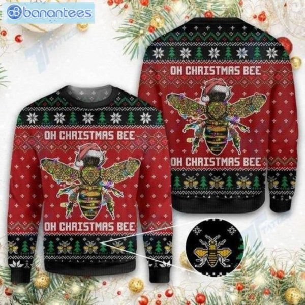 Bee Oh Christmas Bee Ugly Christmas Sweater Product Photo 1