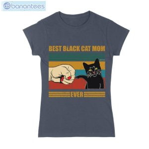 Best Black Cat Mom Ever T-Shirt Long Sleeve Tee Product Photo 2