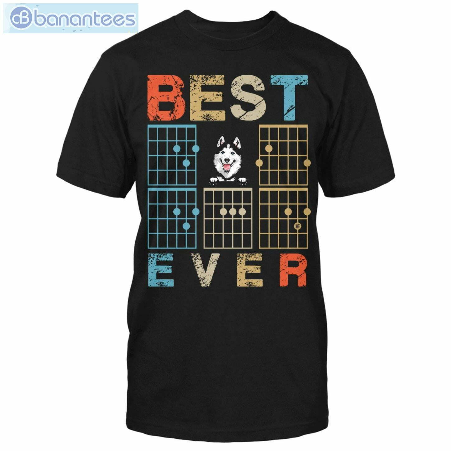Best Dog Dad Guitar Ever Custom Shirt Classic T-Shirt Product Photo 1