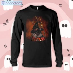 Black Cat Halloween Long Sleeve T-Shirt Product Photo 1