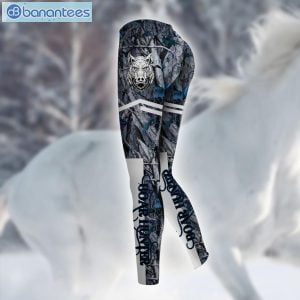 Boar Hunter Cool Navy Blue 3D Printed Leggings Hoodie Set Product Photo 3
