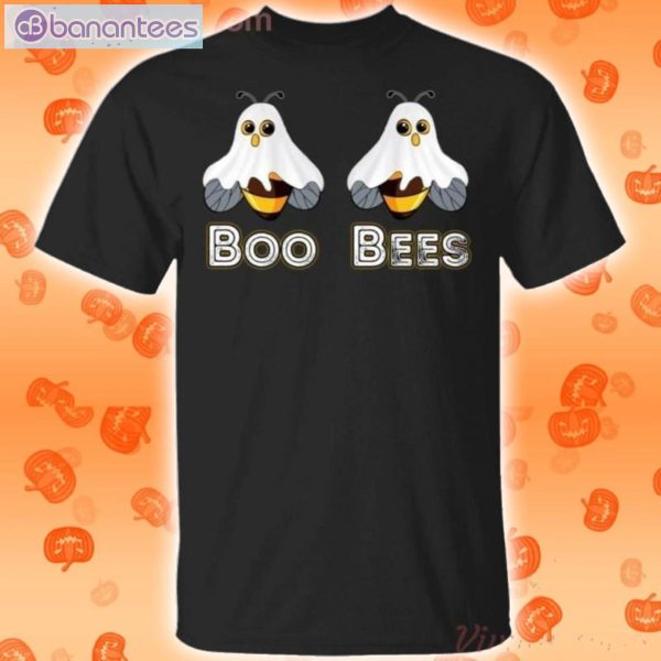 Boo Bees Ghost Halloween T-Shirt For Ladies Product Photo 1