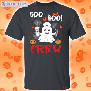 Boo Boo Crew Nurse Ghost Halloween Funny T-Shirt Product Photo 2