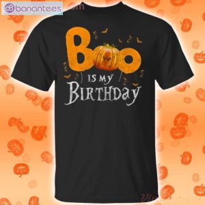 Boo It's My Birthday Funny Halloween T-Shirt Product Photo 1