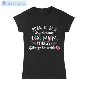 Born To Be A Cat Mom T-Shirt Long Sleeve Tee Product Photo 1
