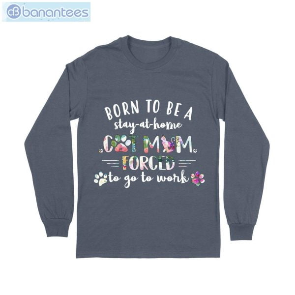 Born To Be A Cat Mom T-Shirt Long Sleeve Tee Product Photo 6