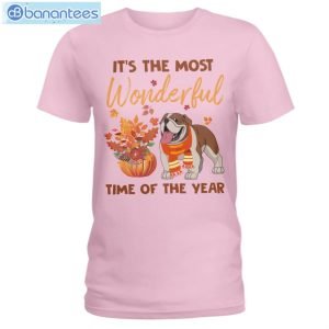 Bulldog Most Wonderful Time Of Year T-Shirt Long Sleeve Tee Product Photo 4