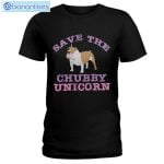 Bulldog Save The Chubby Unicorn T-Shirt Long Sleeve Tee Product Photo 1