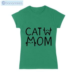 Cat Mom T-Shirt Long Sleeve Tee Product Photo 3