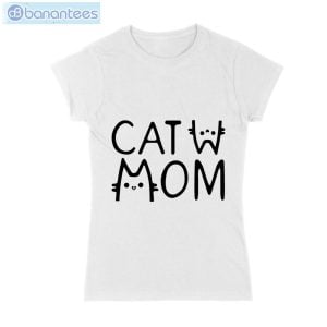 Cat Mom T-Shirt Long Sleeve Tee Product Photo 1
