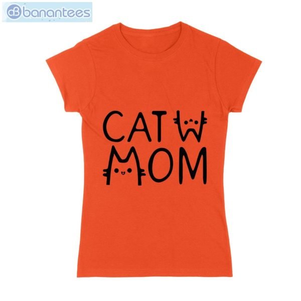 Cat Mom T-Shirt Long Sleeve Tee Product Photo 5