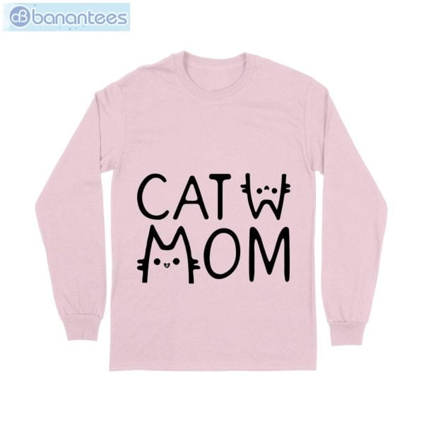 Cat Mom T-Shirt Long Sleeve Tee Product Photo 7