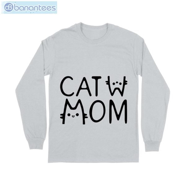 Cat Mom T-Shirt Long Sleeve Tee Product Photo 9