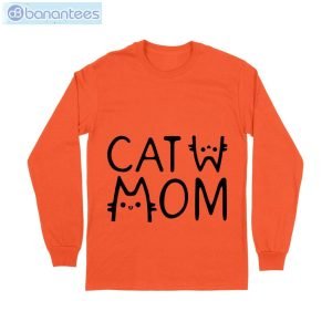 Cat Mom T-Shirt Long Sleeve Tee Product Photo 10
