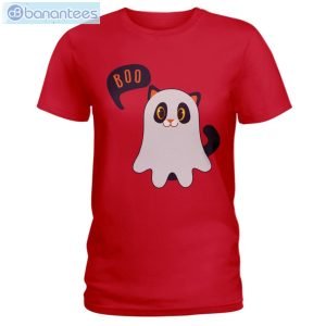 Cat Says Boo Halloween Lovely T-Shirt Product Photo 3
