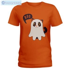 Cat Says Boo Halloween Lovely T-Shirt Product Photo 4