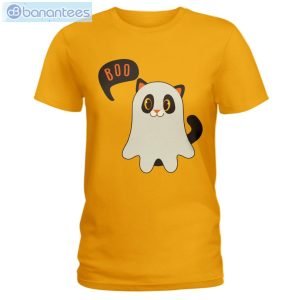 Cat Says Boo Halloween Lovely T-Shirt Product Photo 5