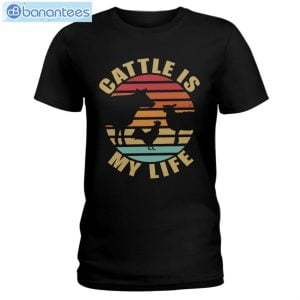 Cattle Is My Life Farmer T-Shirt Long Sleeve Tee Product Photo 1