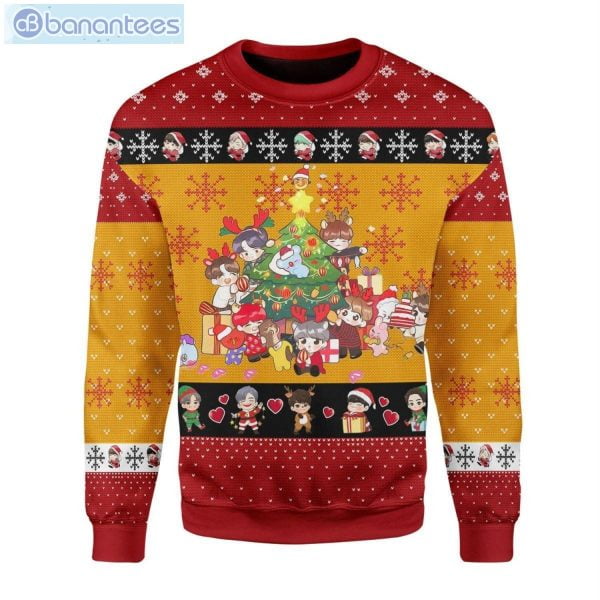 Chibi And Christmas Holiday Christmas Ugly Sweater Product Photo 1
